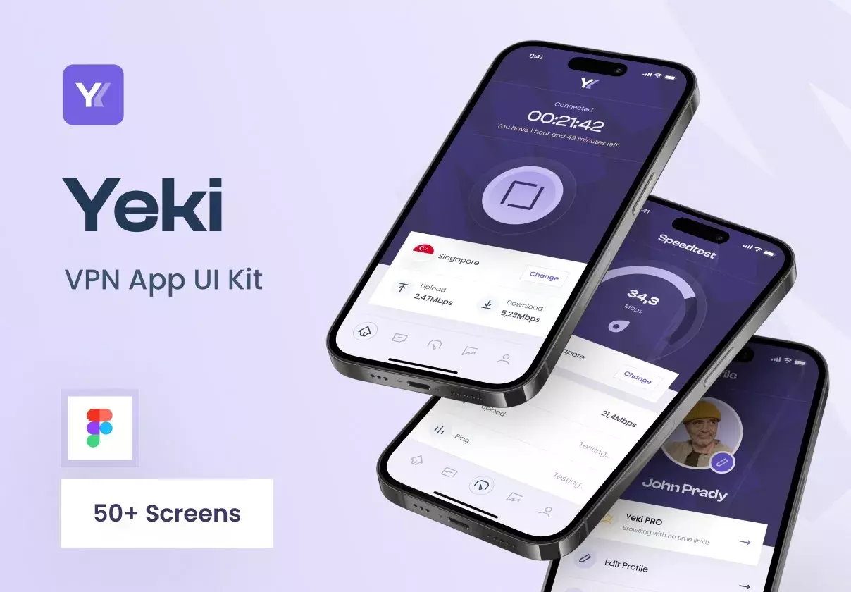 Yeki - VPN App UI Kit