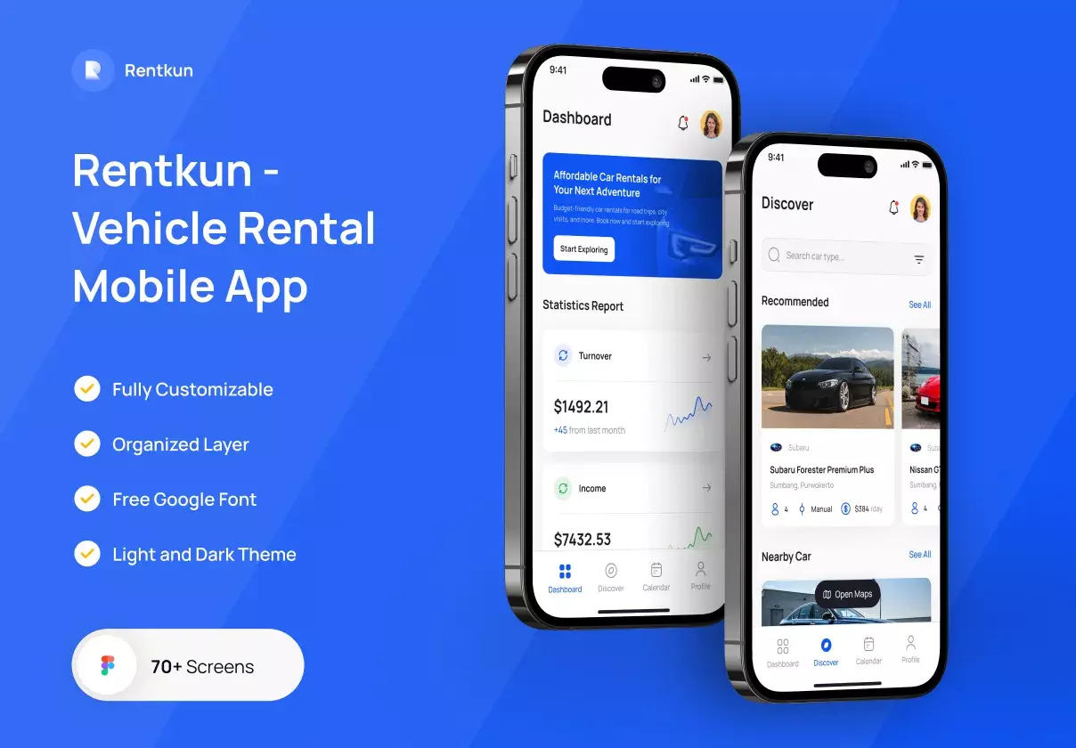 Rentkuy - Vehicle Rental Mobile App