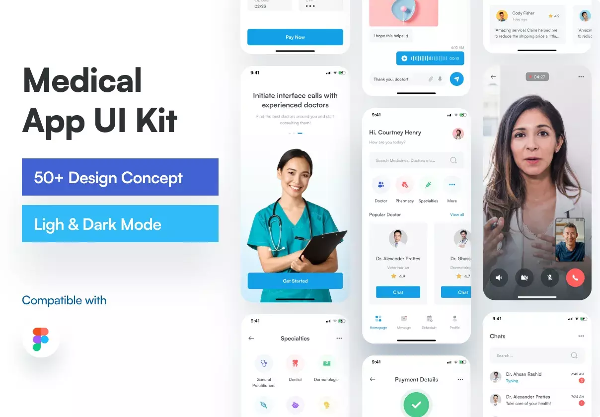 Waras - Medical App UI KIT