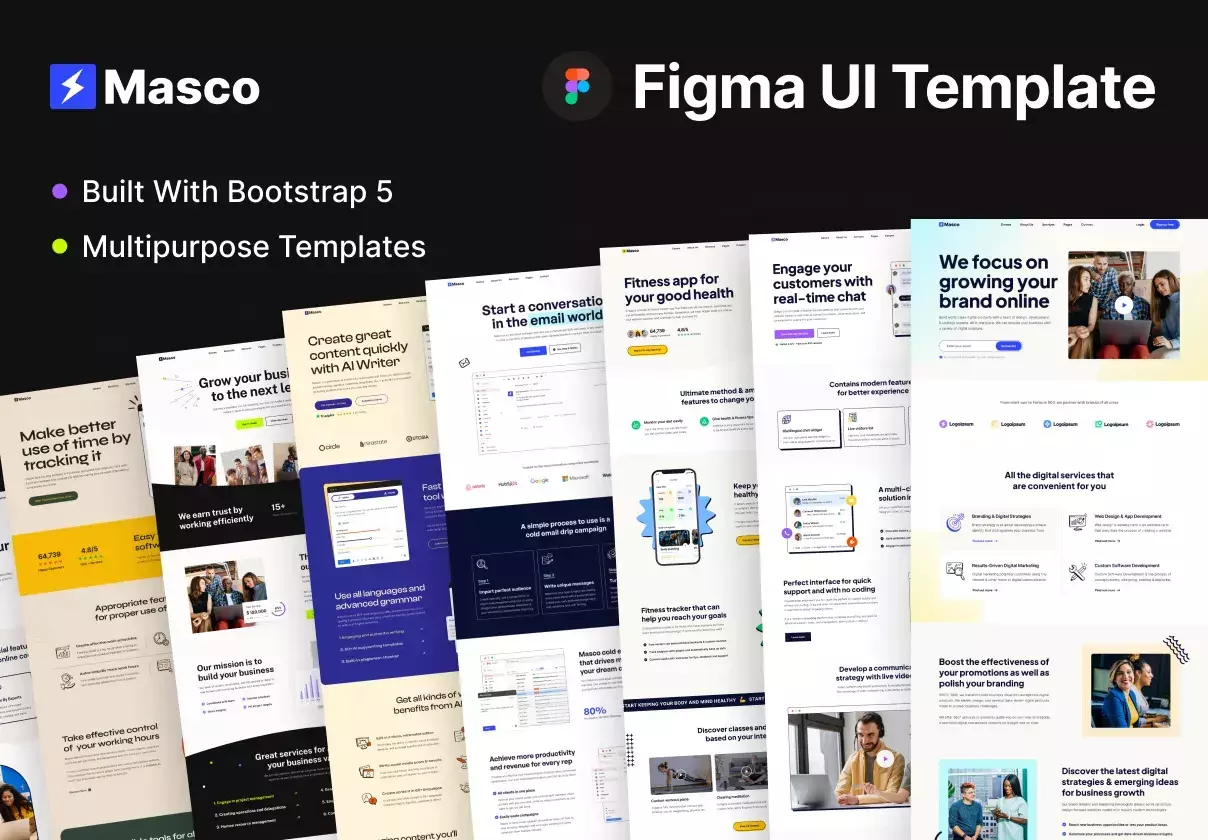 Masco- Multipurpose Figma UI Template