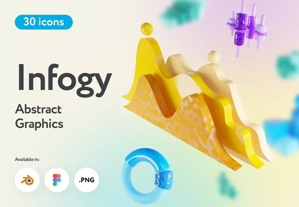 Infogy Abstract Graphics 3D