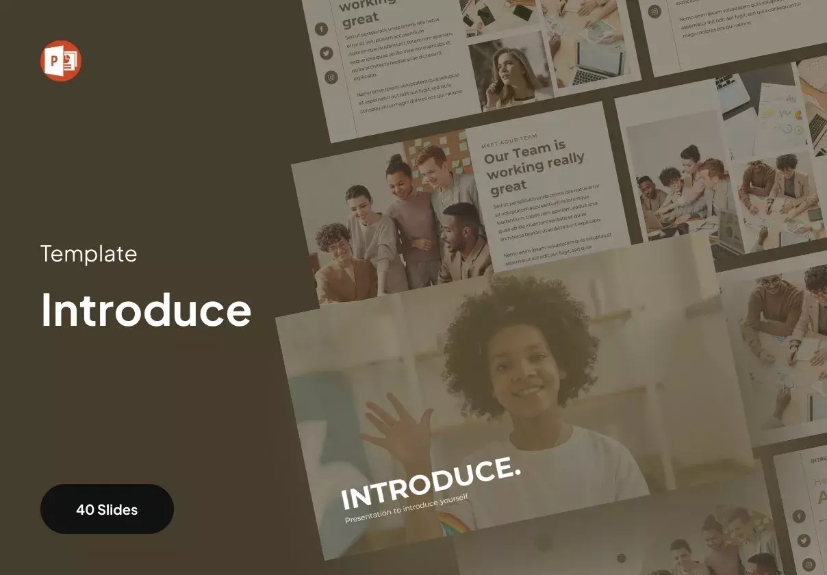Introduce - PowerPoint template