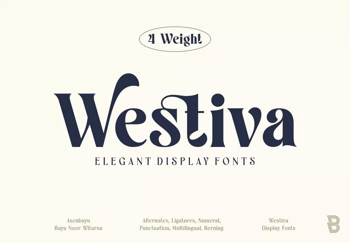 Westiva Fonts Family