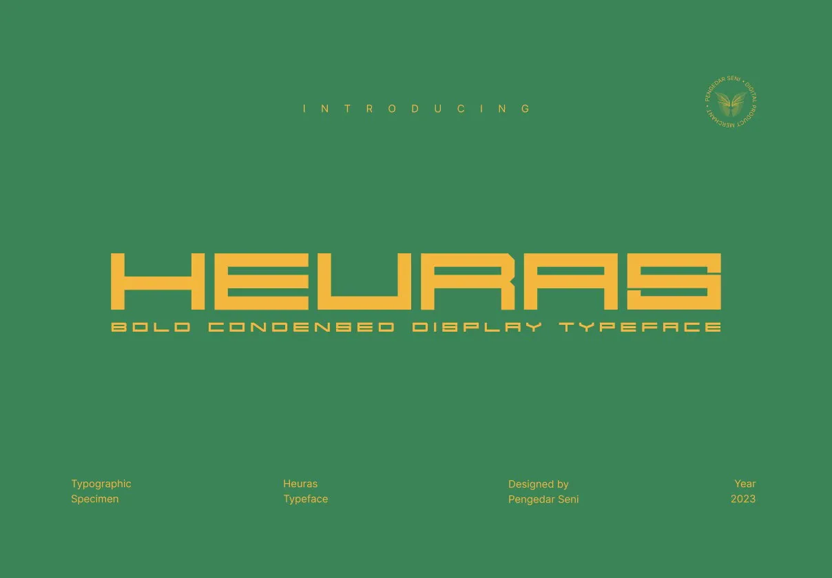 Heuras - Condensed Bold Sans