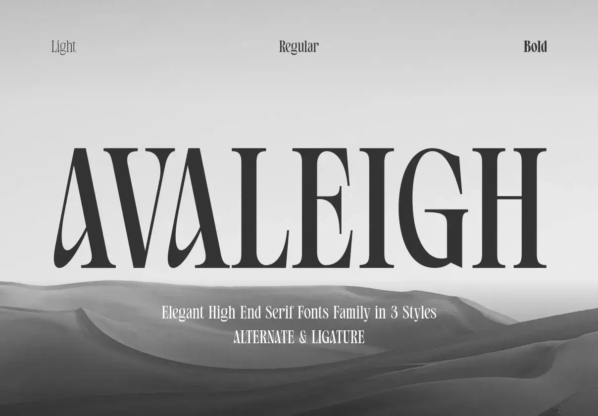 Avaleigh Fonts Family