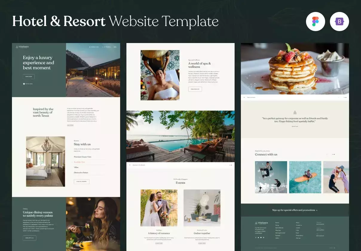 Villasiesta - Hotel & Resort Website Template