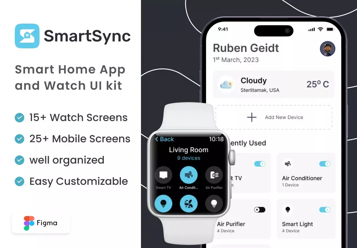 SmartSync App UI Kit