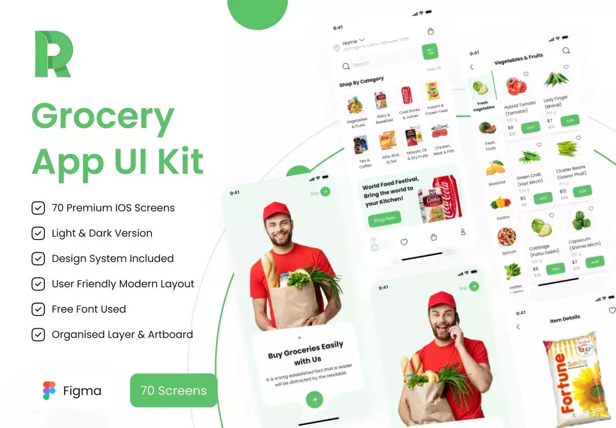 Grocery App UI Kit