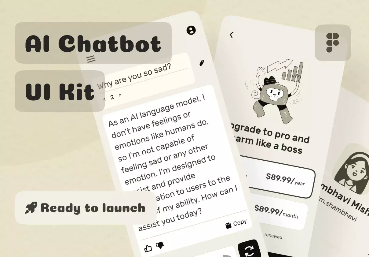 [Ready to Launch] AI Chatbot UI Kit