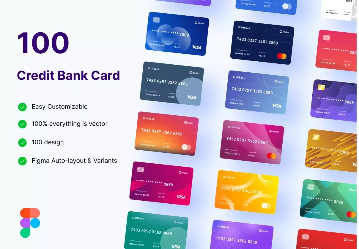 Sketch Credit Bank Card