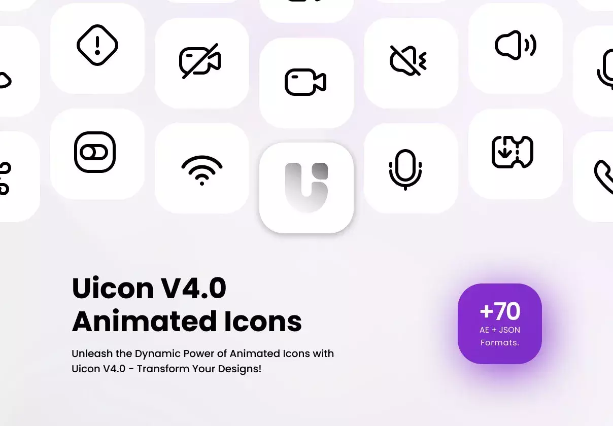 Uicon V4.0 / Animated Icons