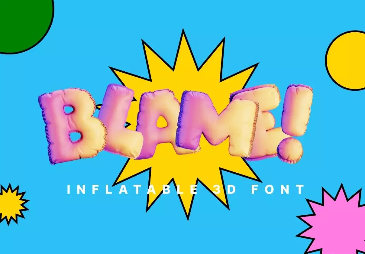 Blame! Inflatable 3D Font