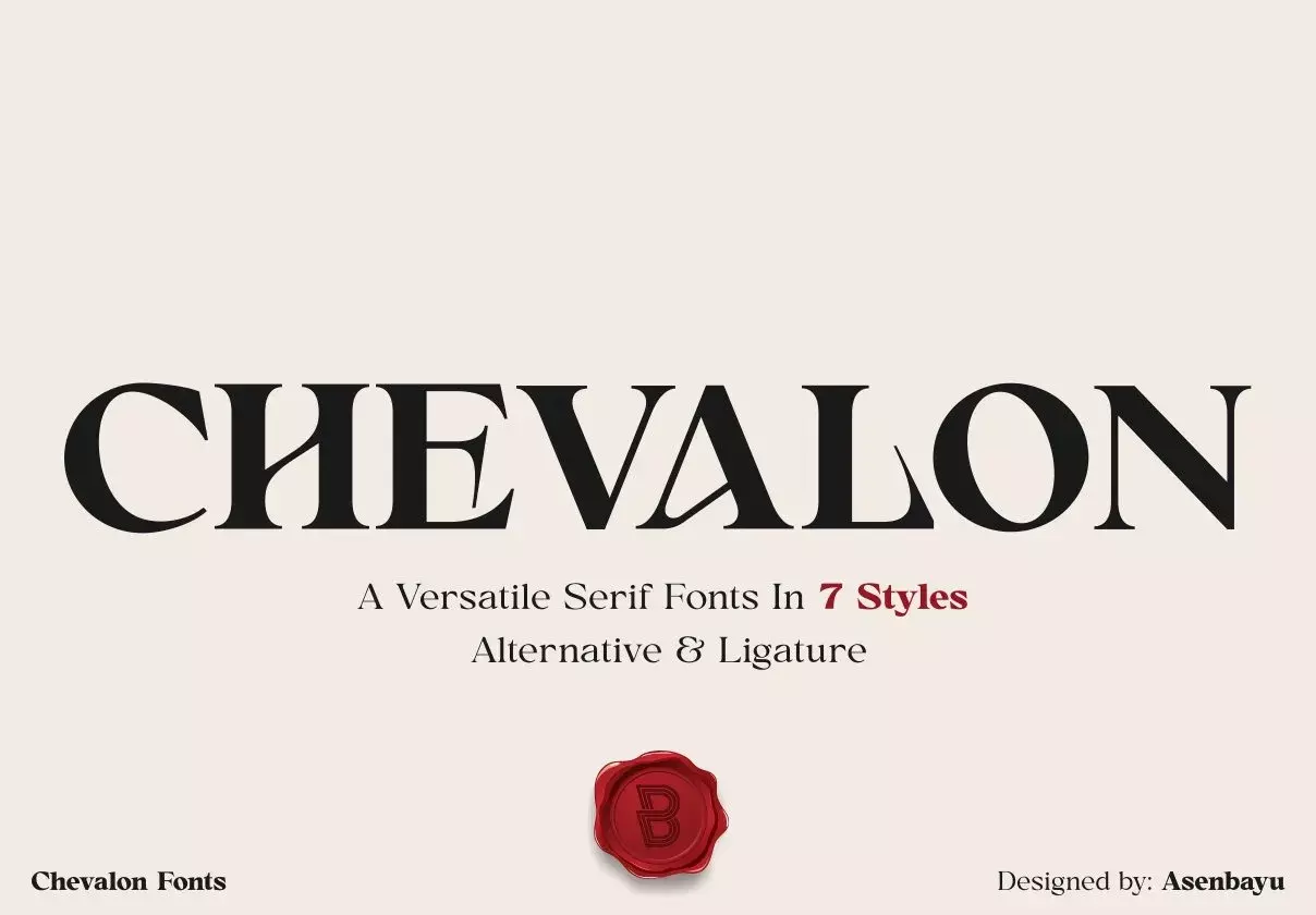 Chevalon Fonts Family