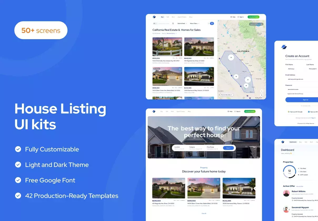 Homely - Property Listing Dashboard