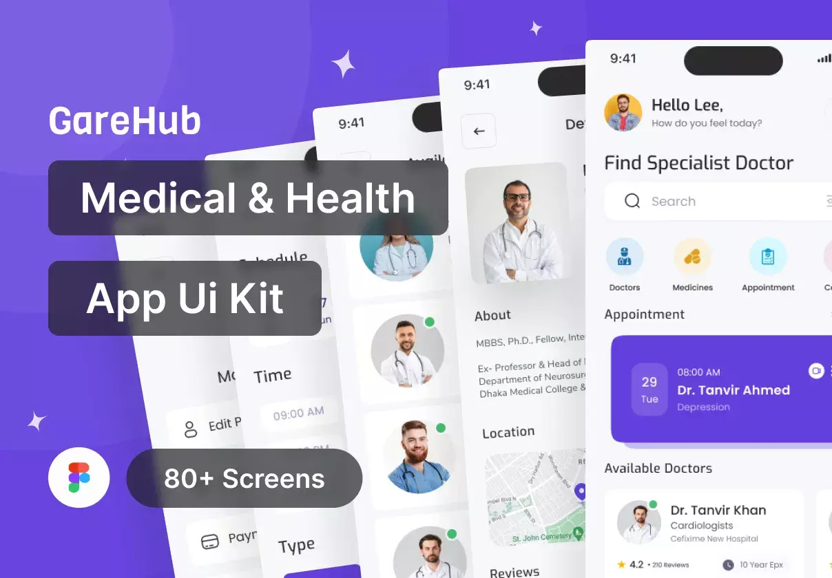 Medical & Health App Ui Kit