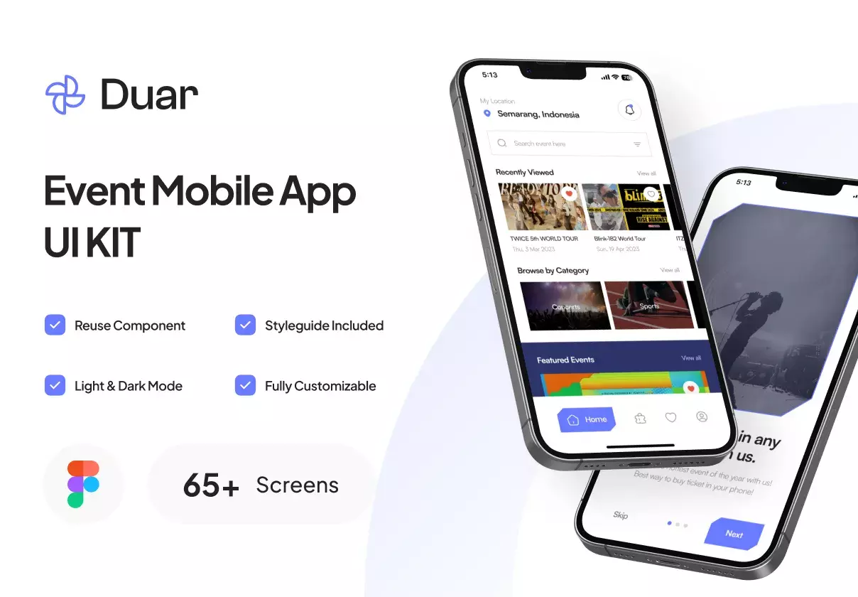 Duar - Event Mobile App UI Kit