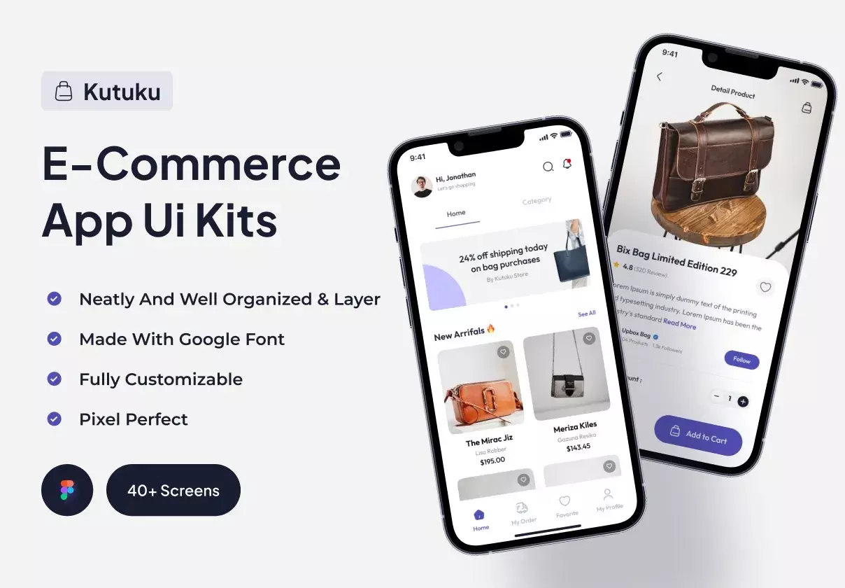 Kutuku - E-Commerce App Ui Kits