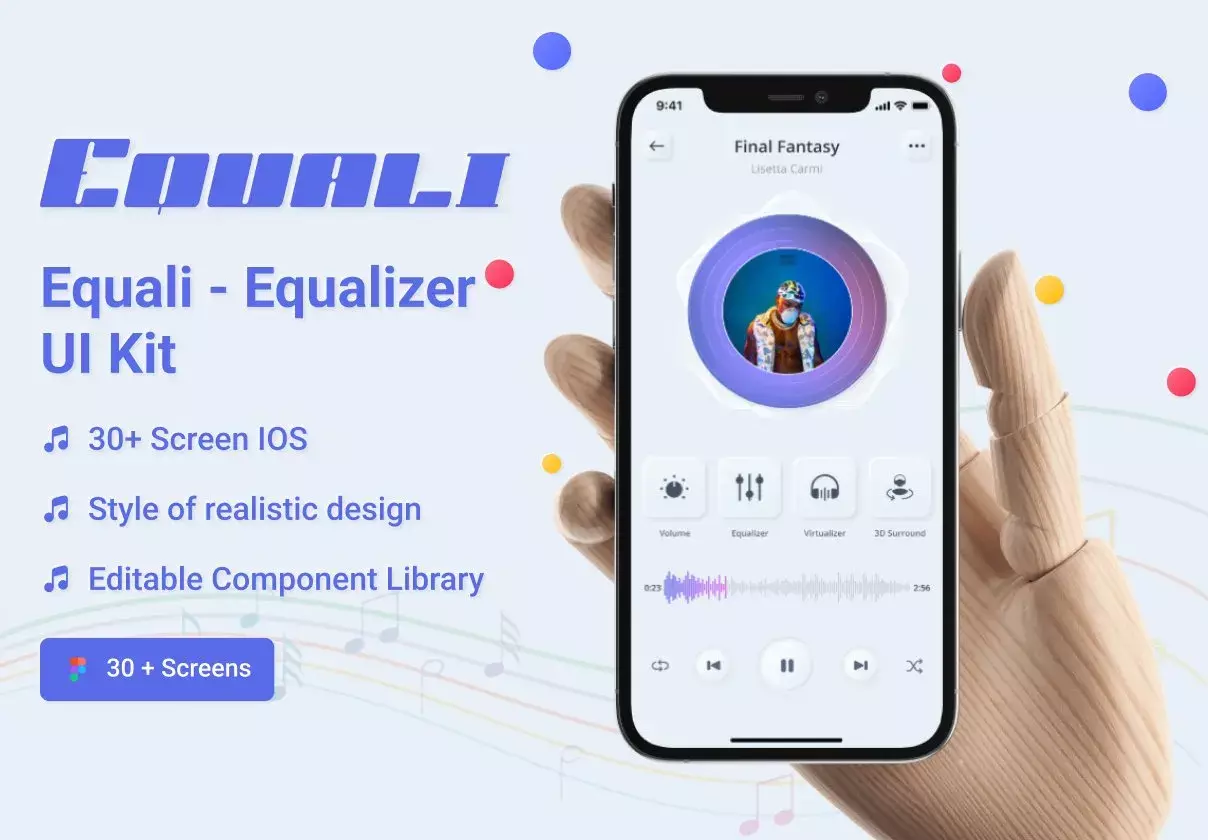 Equali - Equalizer App UI Kit