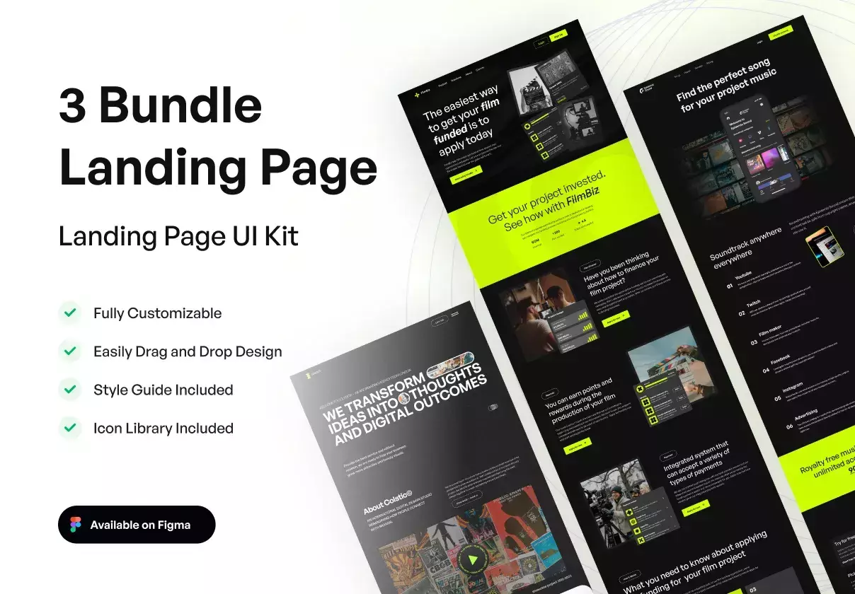 Bundle Landing Page UI KIT