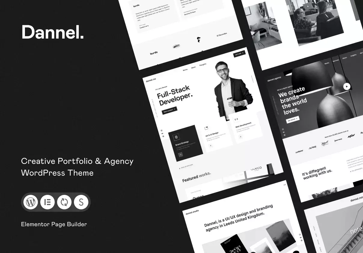 Dannel - Portfolio & Creative Agency WordPress Theme