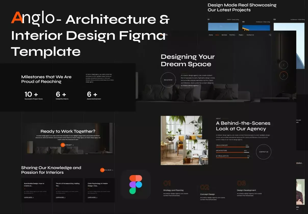 Anglo - Architecture & Interior Design Figma Template