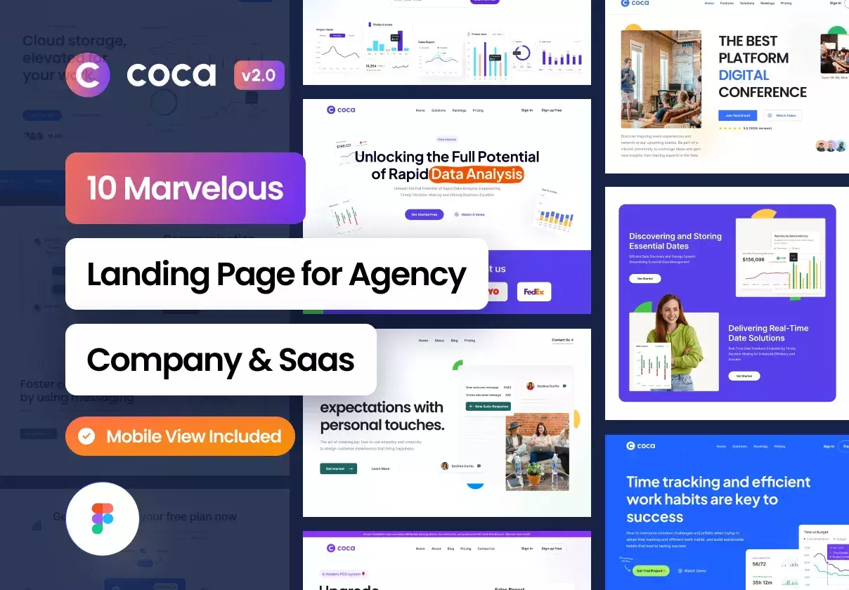 Coca Landing Page Kit V3