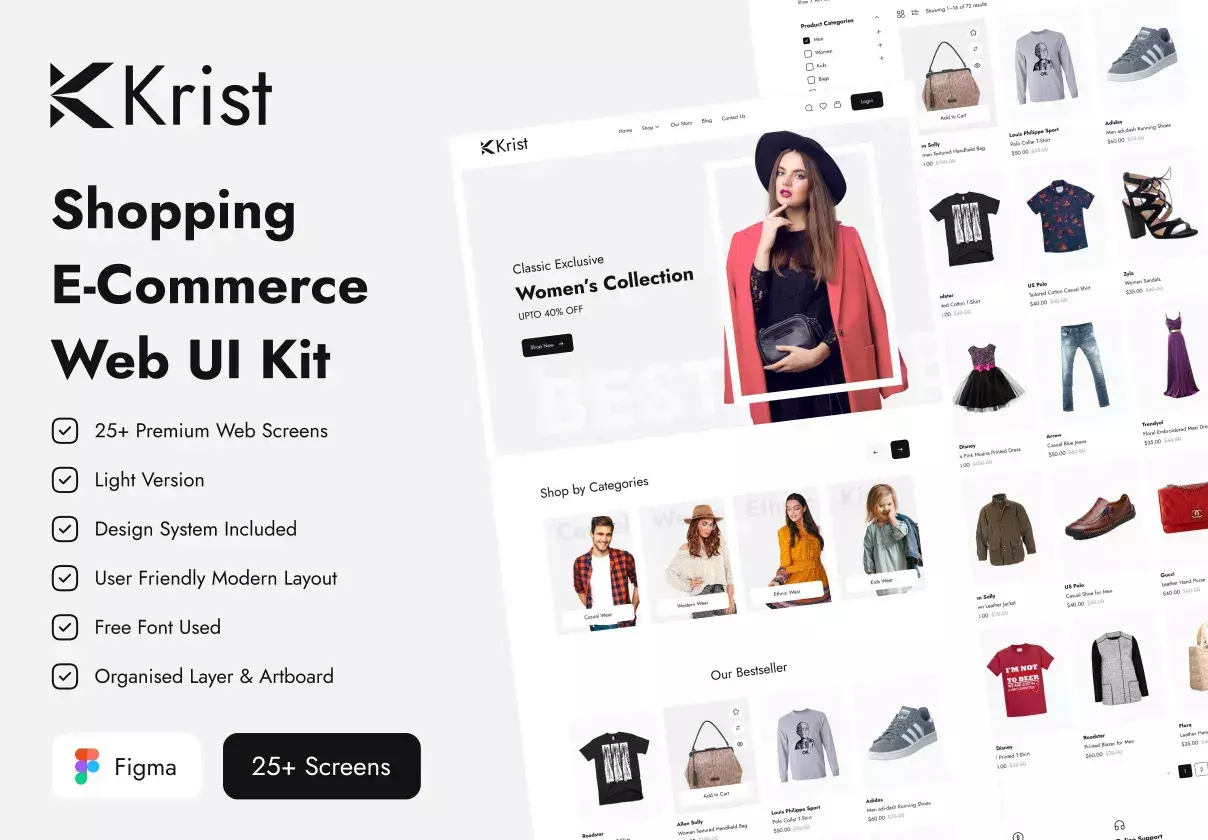 Shopping Ecommerce Web UI Kit