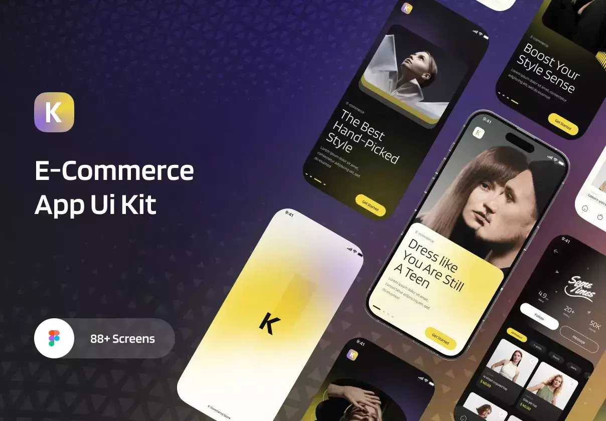 KAYLE - E-Commerce APP UI Kits