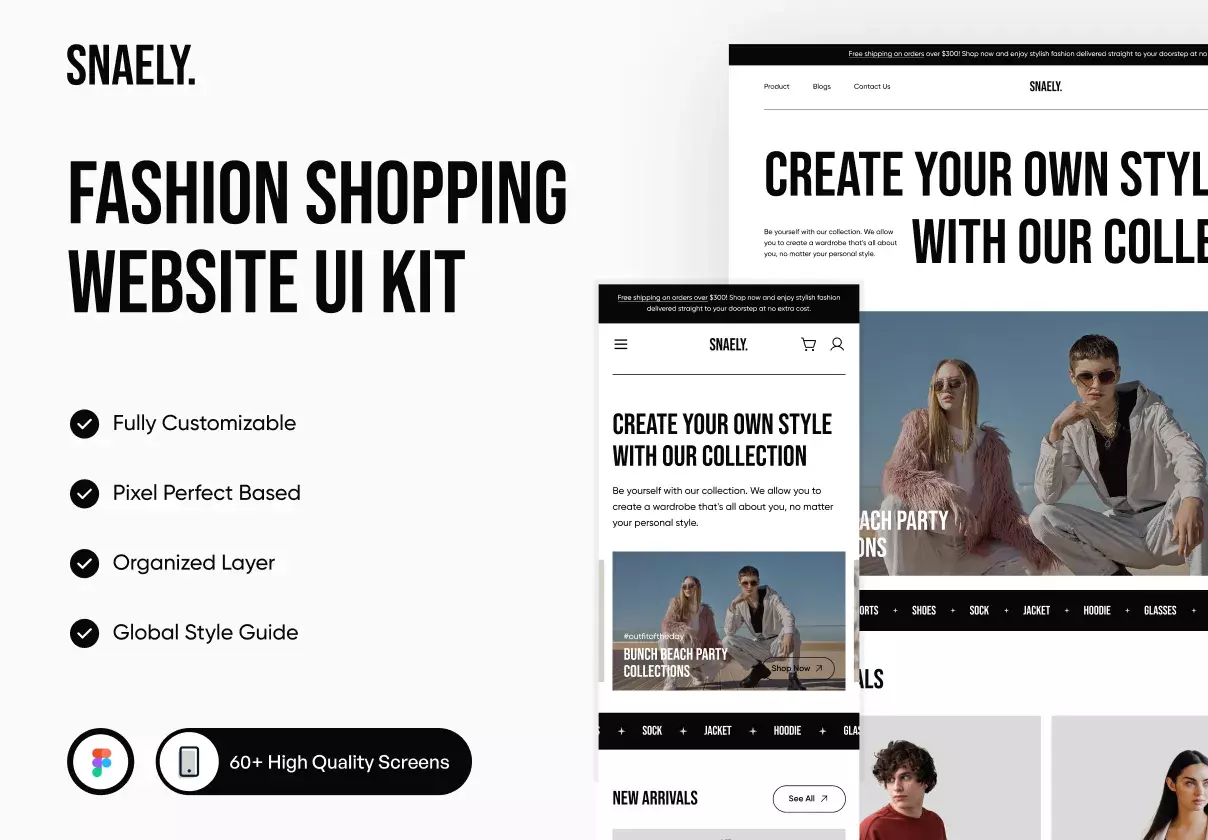 Snaely - Fashion Marketplace Website