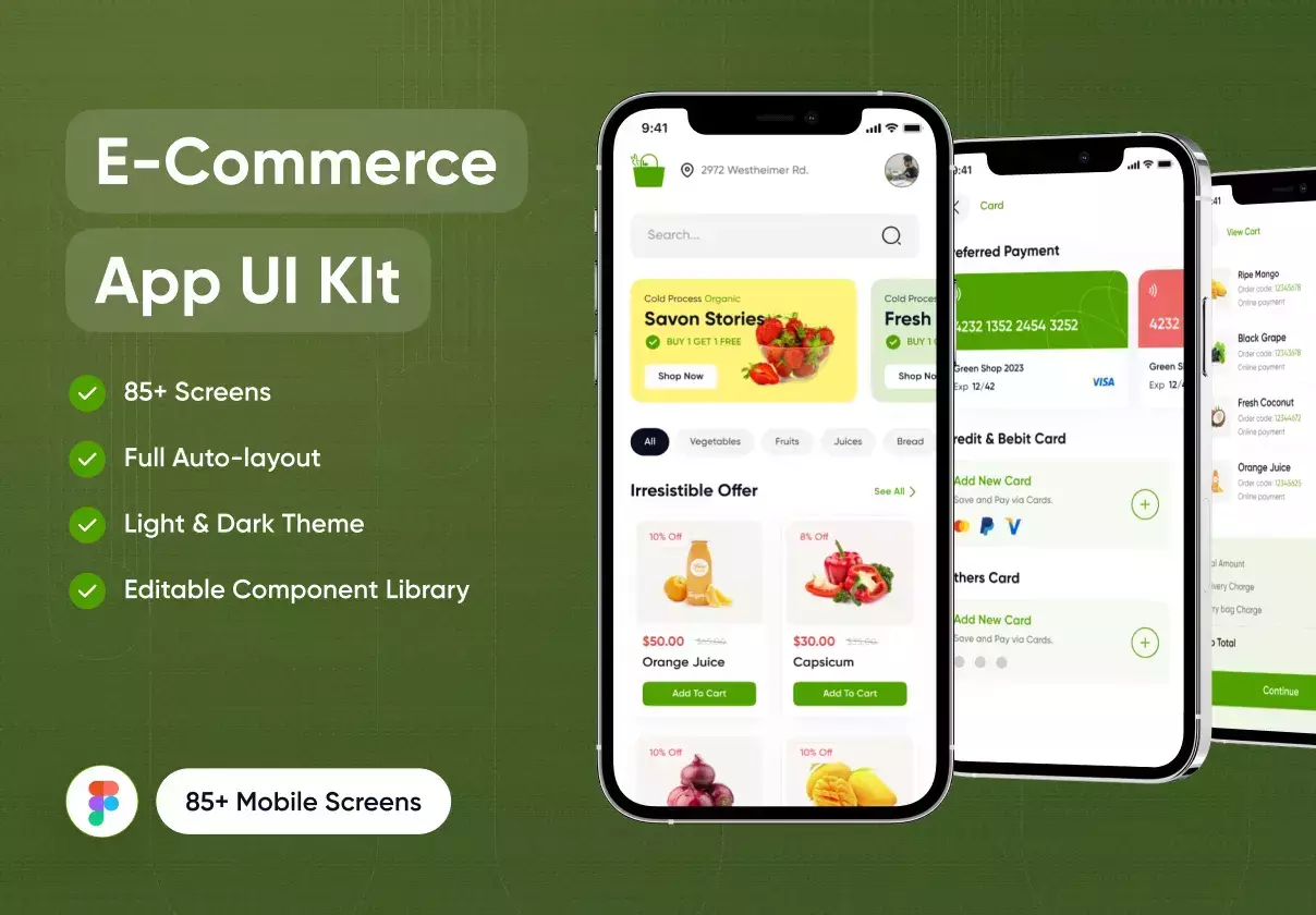 Grocery Shop UI Kit