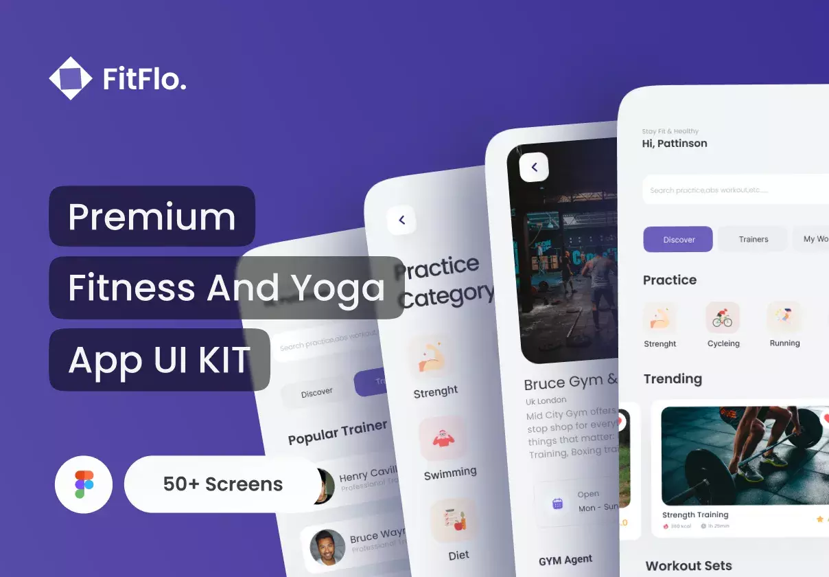 fitflo - Fitness  App UI Kit