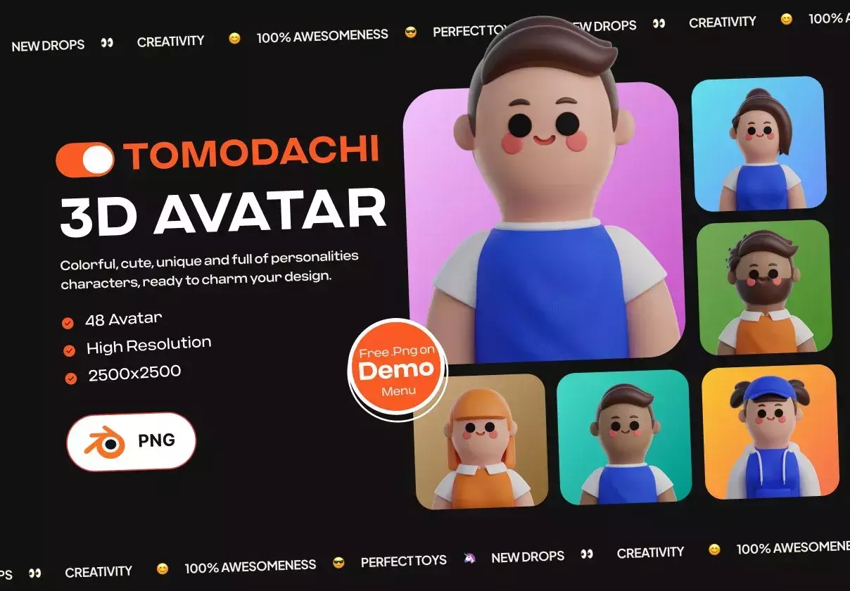 Tomodachi - 3D Avatar Reguler