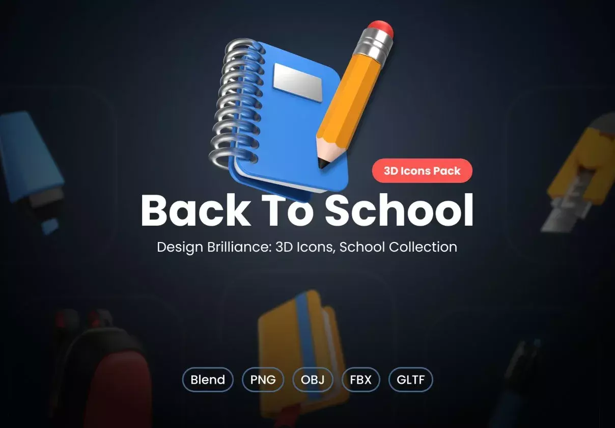 Back to School ✏️ 3D Icon