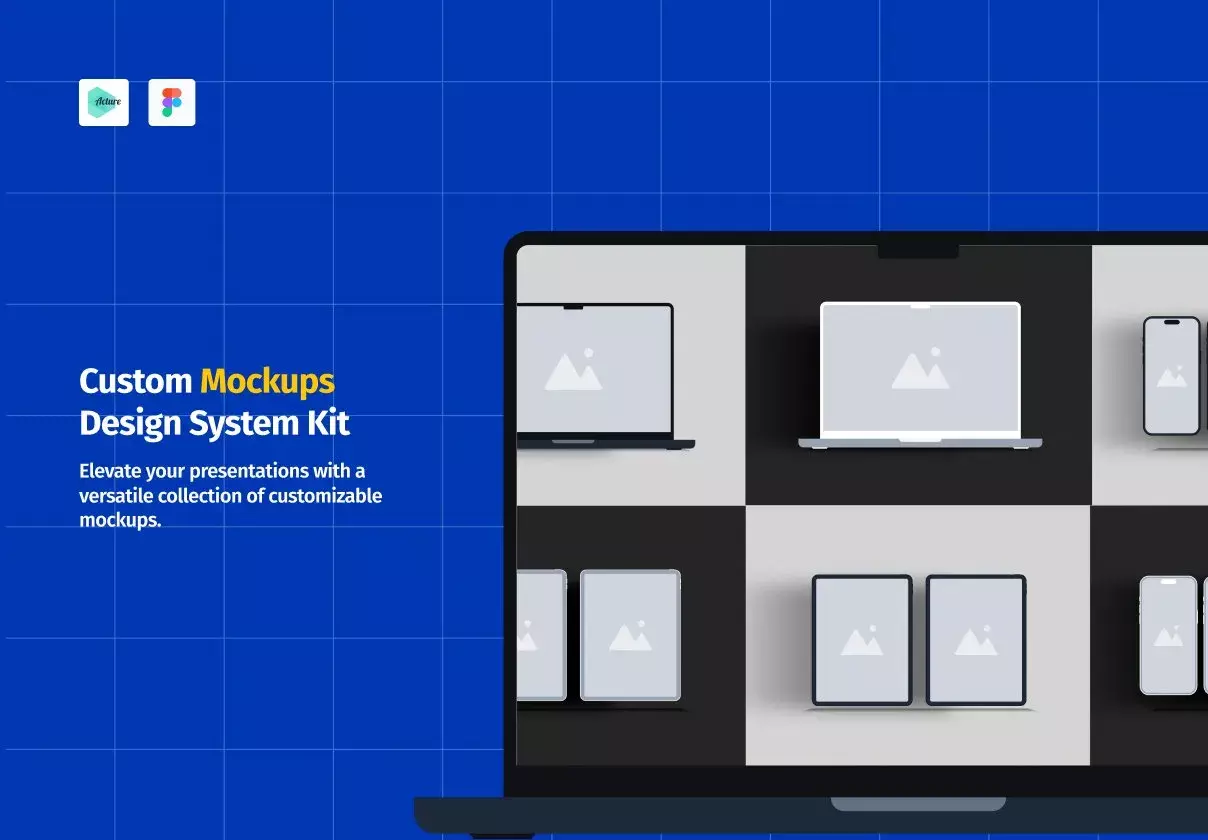 Custom Mockups Design System Kit