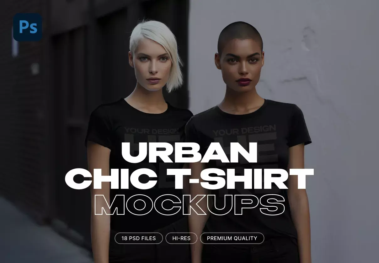 Urban Chic: Tshirt Mockups