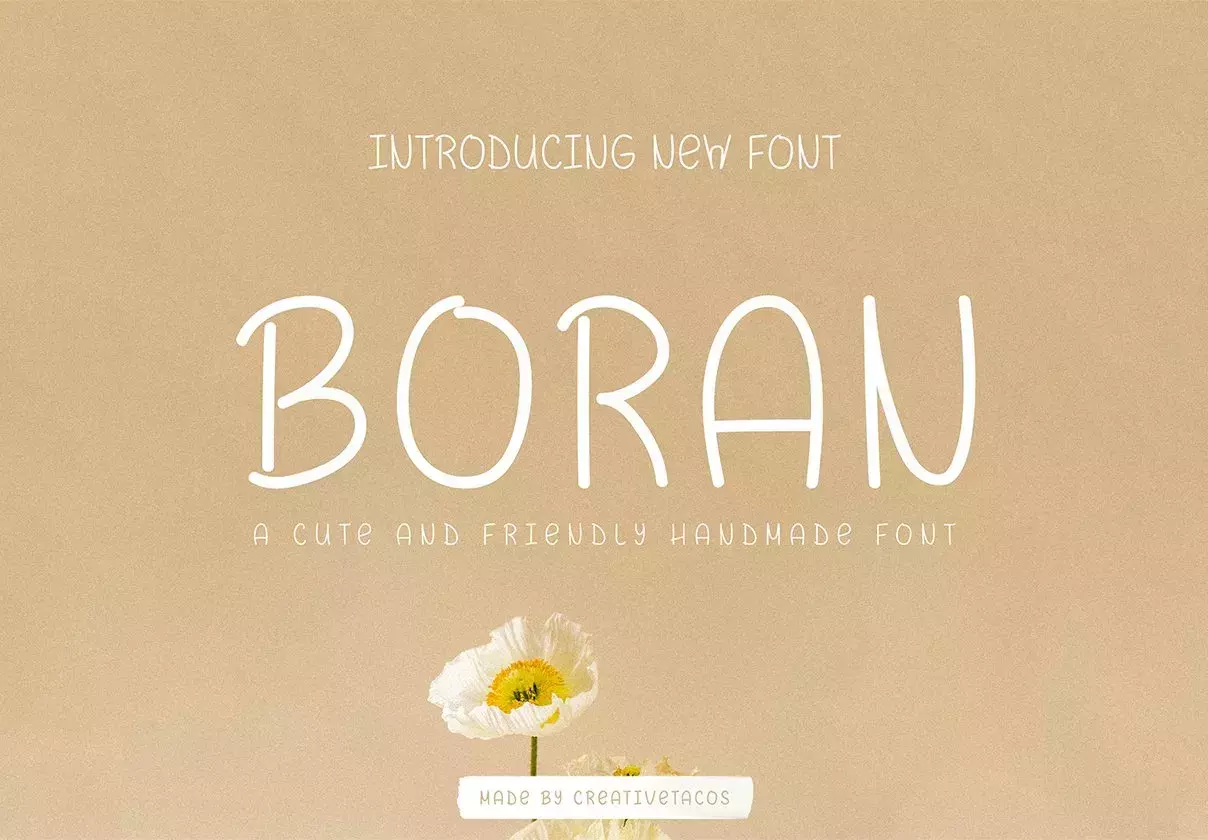 Boran Handmade Font