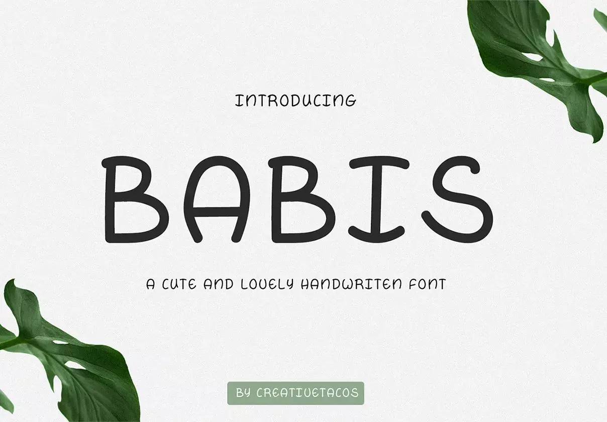 Babis Handwritten Font