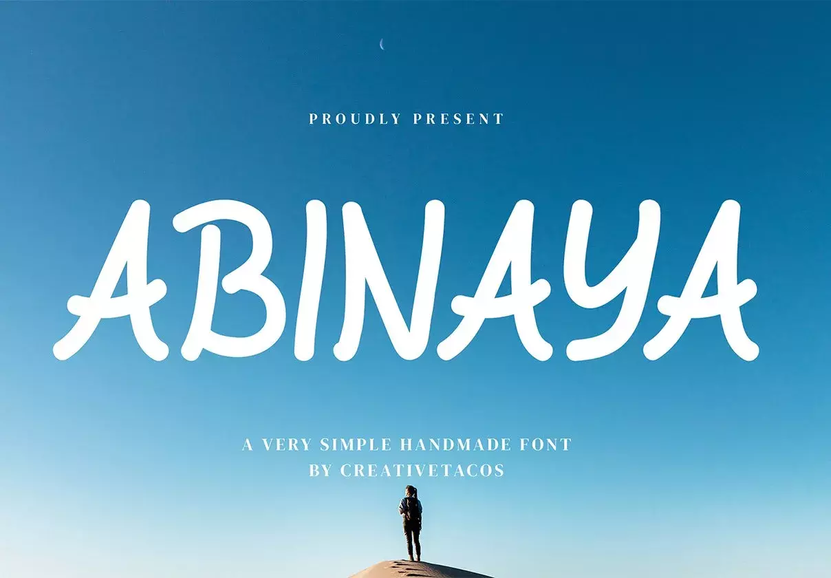 Abinaya Handmade Font