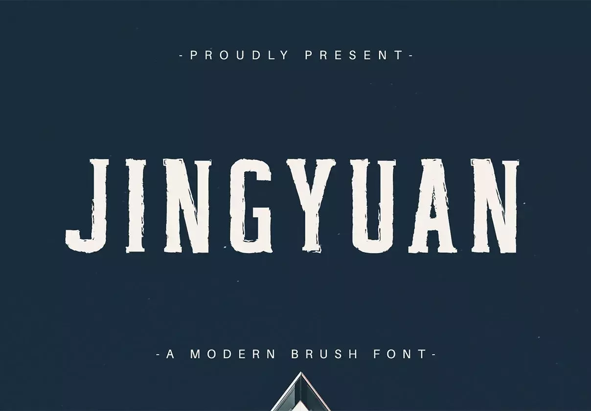 Jingyuan Brush Font