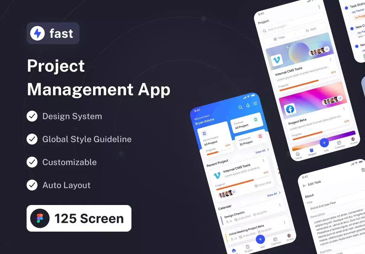 Fast Project Management App