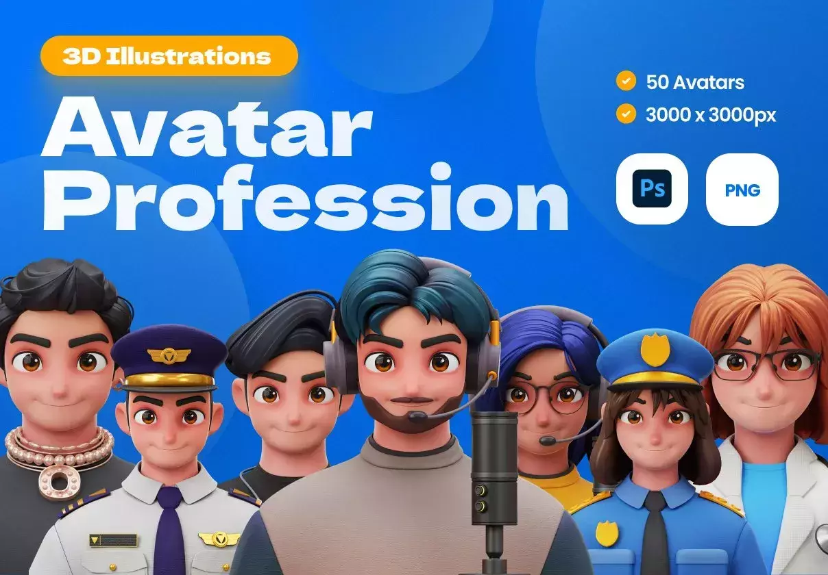 3D Avatar Profession