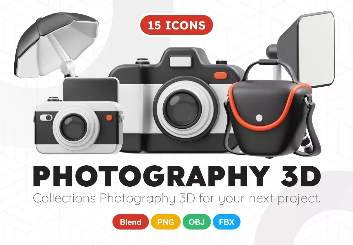 Photography 3D Icon