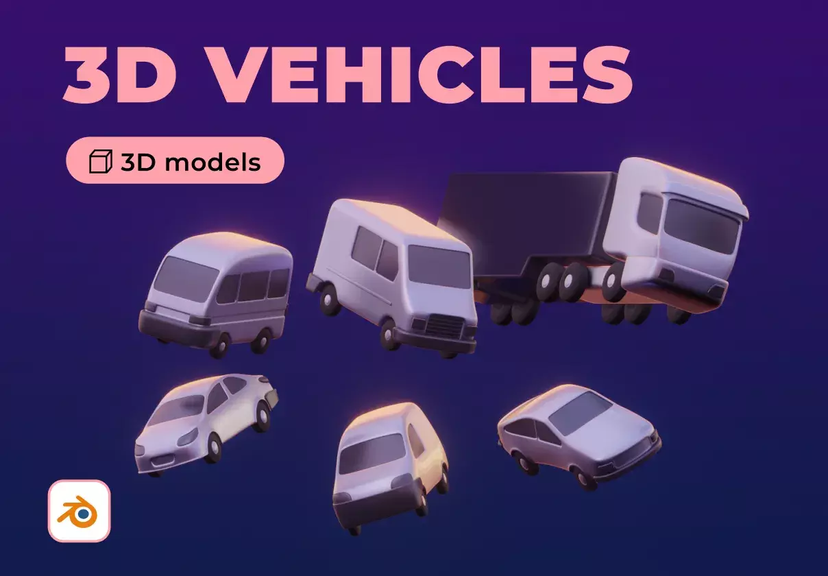 3D Vehicles Set