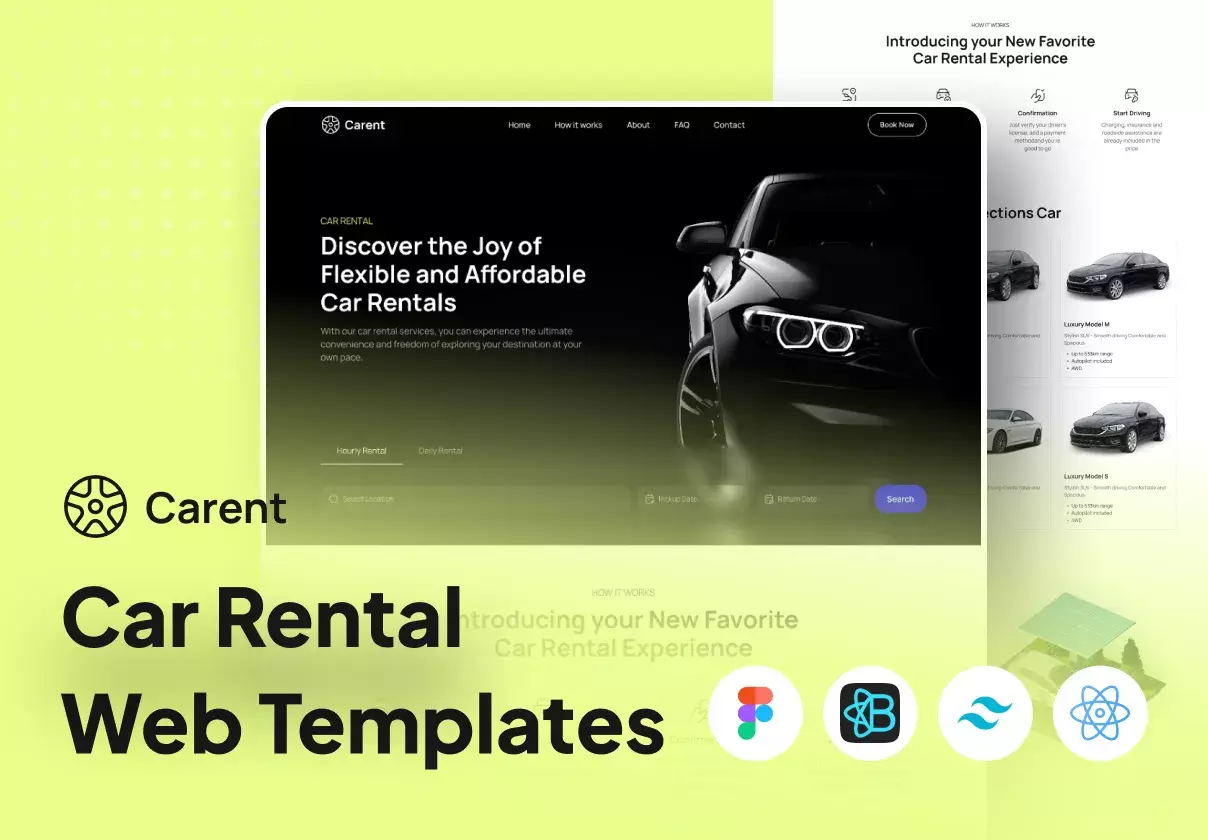 Carent - Car Rental Web Templates