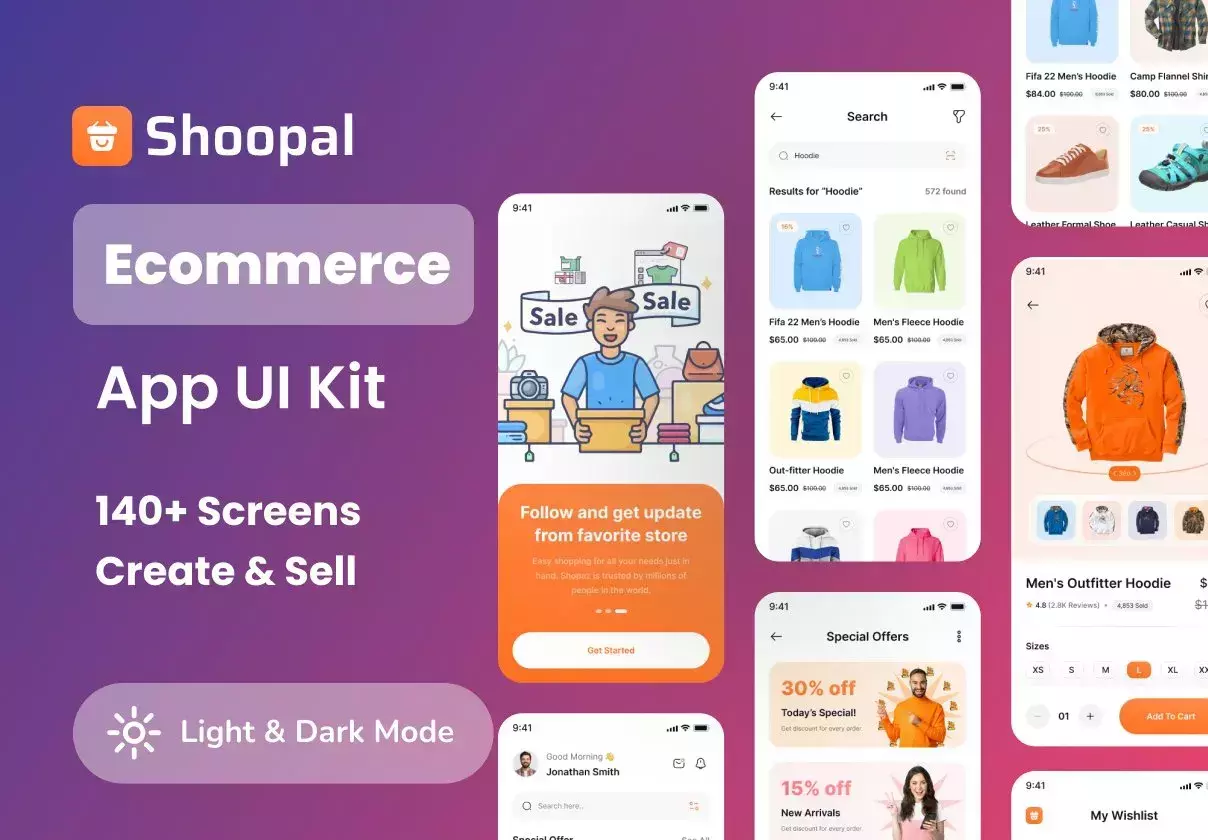 Shoopal - Ecommerce App UI Kit