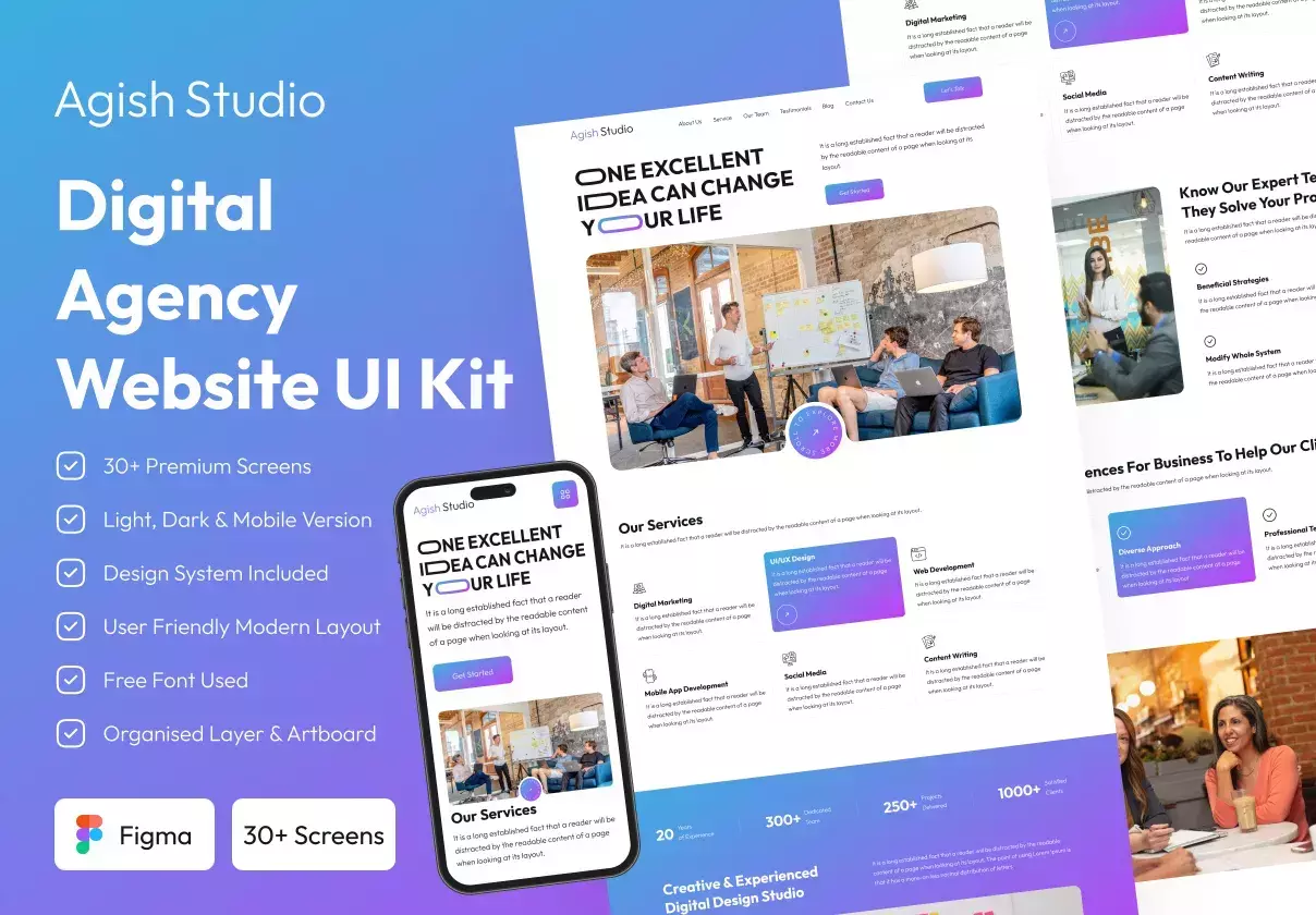 Digital Agency Web UI Kit