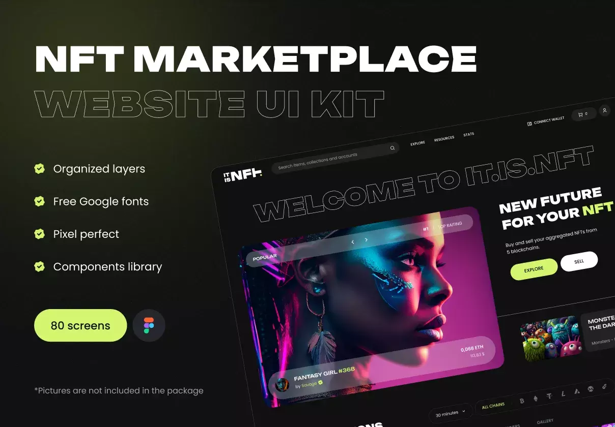 NFT marketplace - UI kit