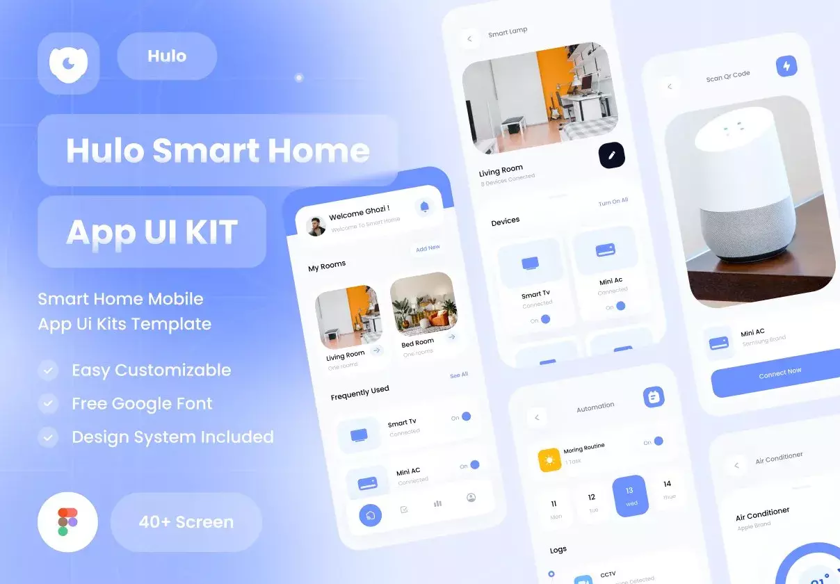 Hulo - Smart Home UI Kit