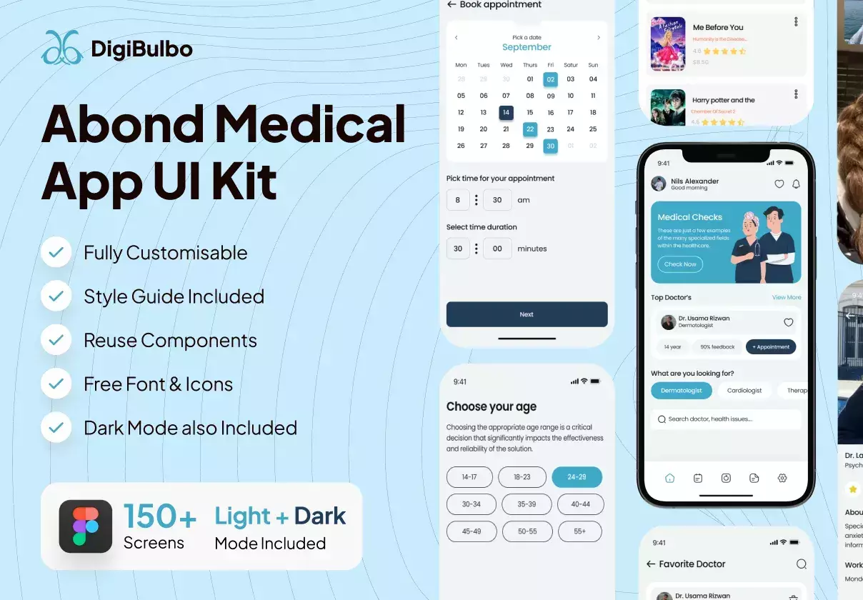 Abond-Medical App UI Kit