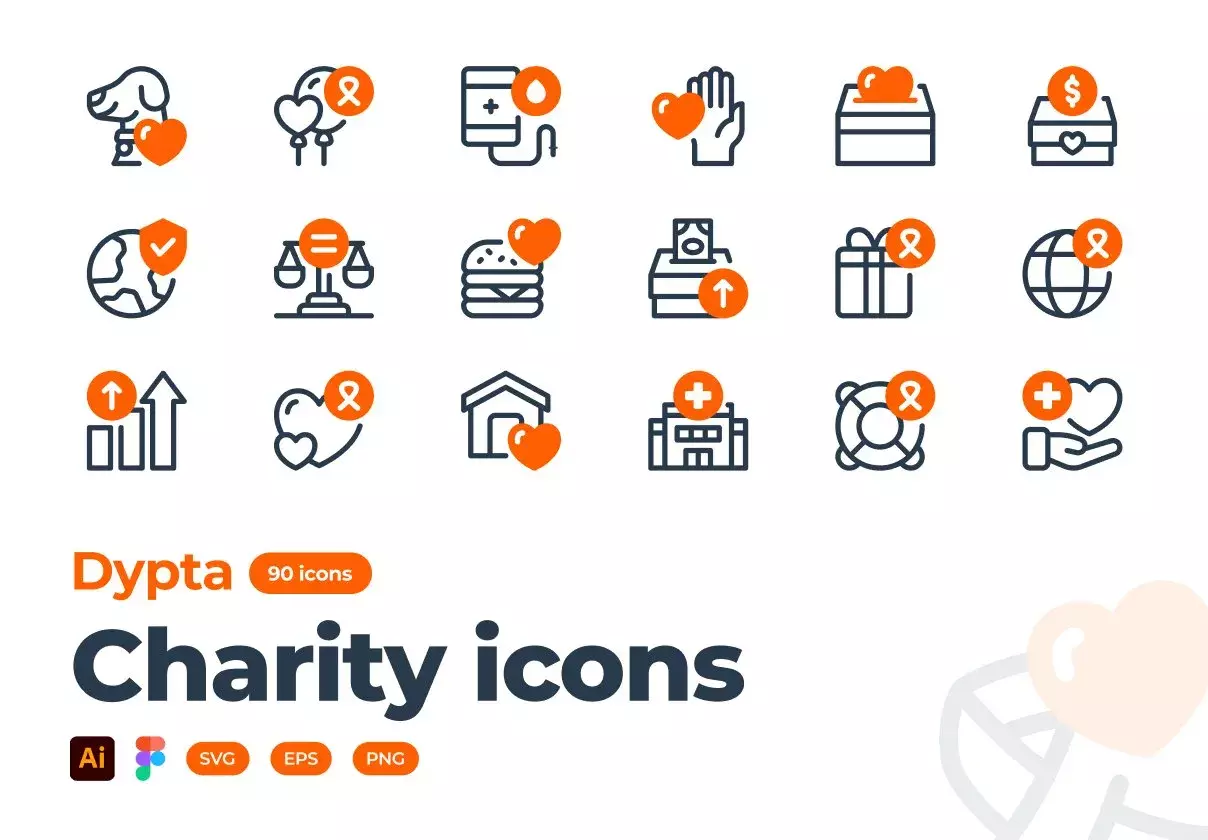 Charity Icon Set